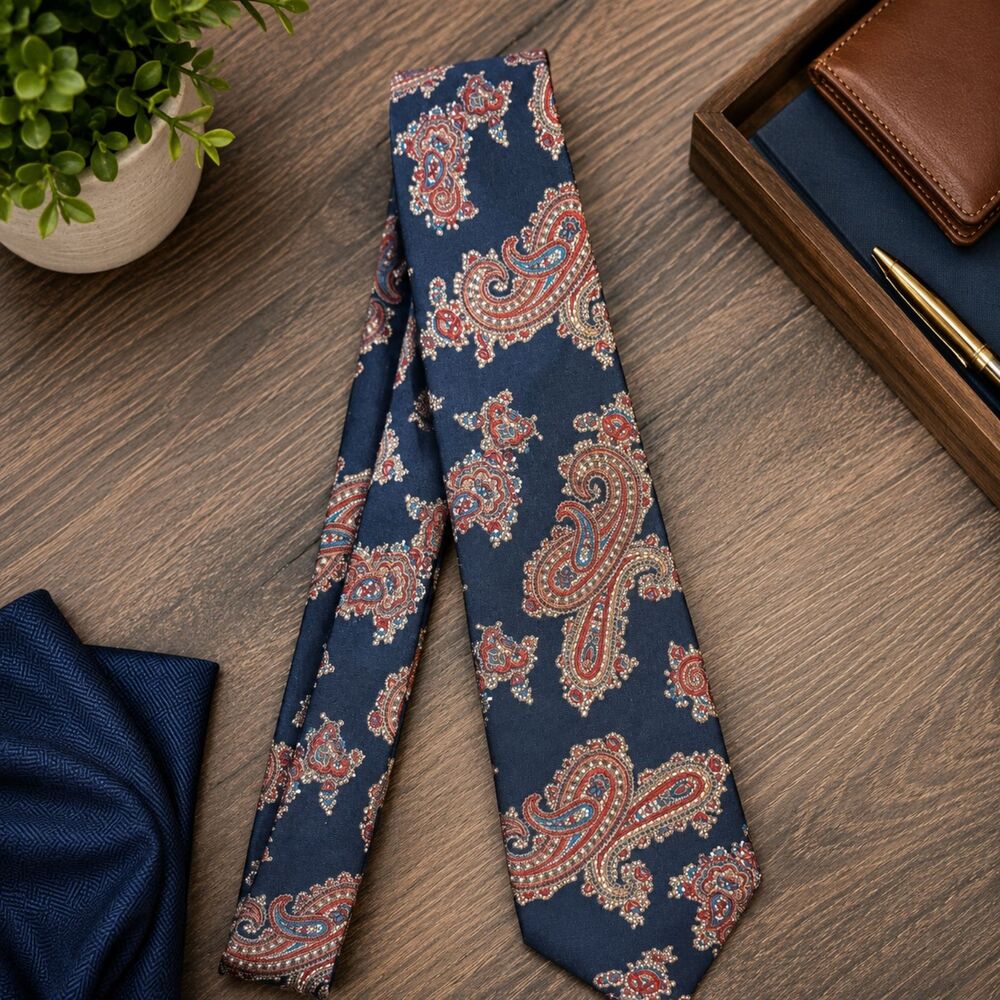McGregor men's tie Paisley Tie Neck Tie (407)